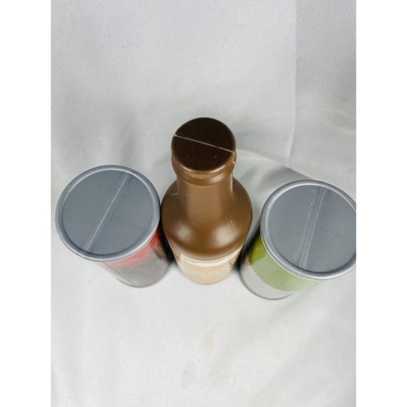 Toy Food Plastic Pretend Cowboy Girl Bandit Beans Snake Soup Suds Lite Set Of 3 - Picture 6 of 9